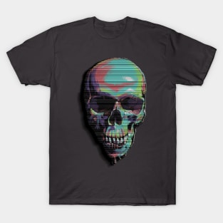 colorful art skull T-Shirt